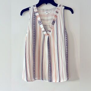 Mine Multicolor Striped Tank Top NWOT